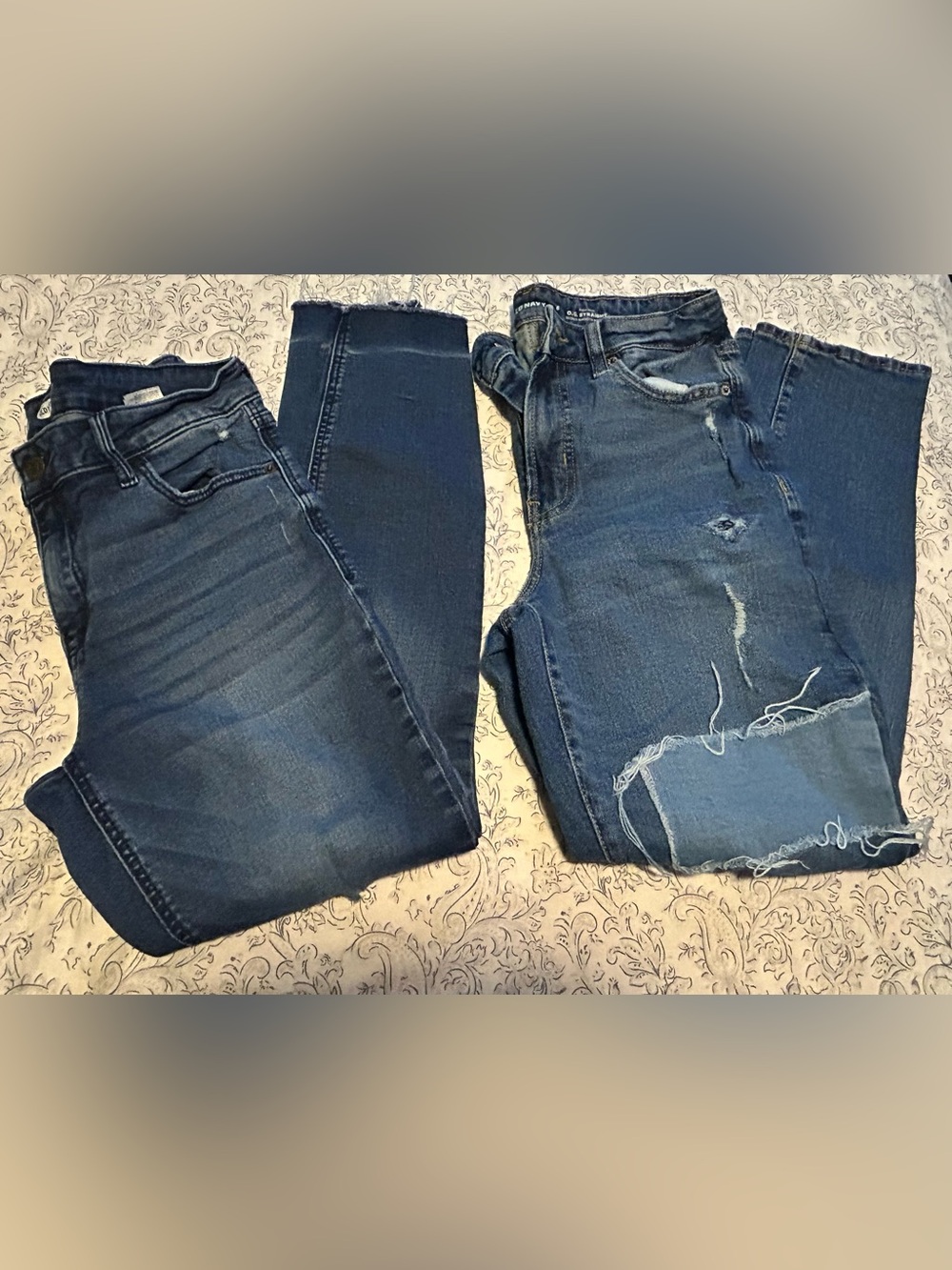 EUC Old Navy Jeans Bundle Size 6 | Distressed OG Straight & Rockstar